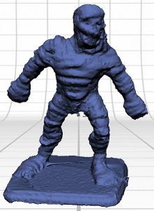 Beispiel 2: Die gleiche Figur mit dem NextEngine-Scanner eingescannt.