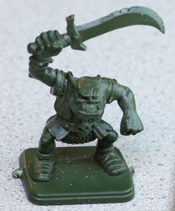 Die selbe Orc-Miniatur abfotografiert als Vergleich.