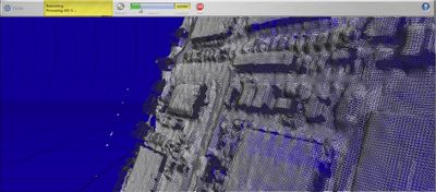 Erster Scan mit dem NextEngine Scanner im Metalab